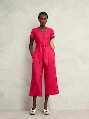 Hobbs Pink Petite Aliya Jumpsuit - Image 3 of 4