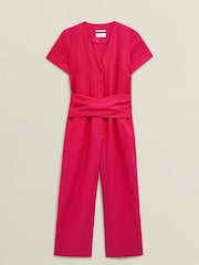 Hobbs Pink Petite Aliya Jumpsuit - Image 4 of 4