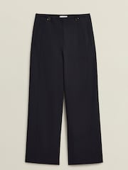 Hobbs Blue Petite Kimmi Crop Trousers - Image 4 of 4