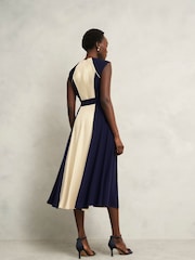Hobbs Blue Petite Andrea Dress - Image 2 of 4