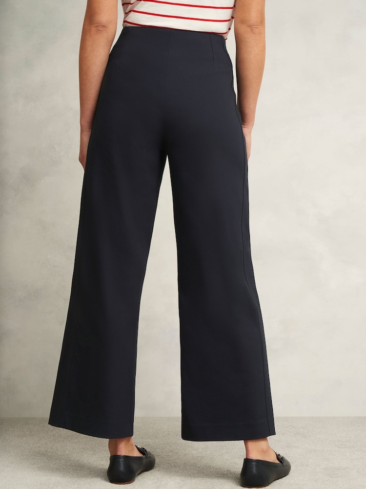 Hobbs Blue Kimmi Crop Trousers - Image 2 of 3