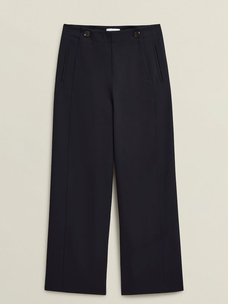 Hobbs Blue Kimmi Crop Trousers - Image 3 of 3