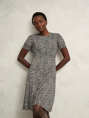 Hobbs Black Petite Rima Dress - Image 1 of 4