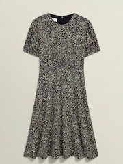 Hobbs Black Petite Rima Dress - Image 4 of 4