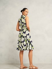 Hobbs Blue Petite Bea Dress - Image 2 of 4