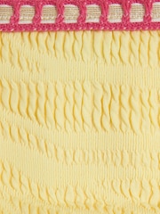 River Island Yellow Girls Blanket Stitch Bikini - Image 4 of 4