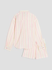 River Island Girls Stripe Embroid Shirt set - Bild 4 von 6