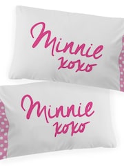 Jay Franco White Disney Minnie Mouse 100% Cotton Single Duvet Cover Set - Image 5 of 6