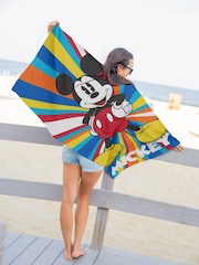 Jay Franco Blue Disney Mickey Mouse Cotton Beach Towel - Image 1 of 5