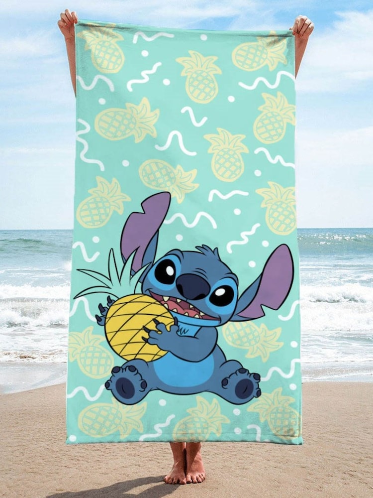 Jay Franco Green Disney Lilo and Stitch Cotton Beach Towel - Image 1 of 4 Jay Franco Green Disney Lilo and Stitch Cotton Beach Towel - Image 1 of 4