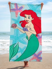 Jay Franco Blue Disney The Little Mermaid Ariel Cotton Beach Towel - Image 1 of 6