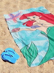 Jay Franco Blue Disney The Little Mermaid Ariel Cotton Beach Towel - Image 3 of 6