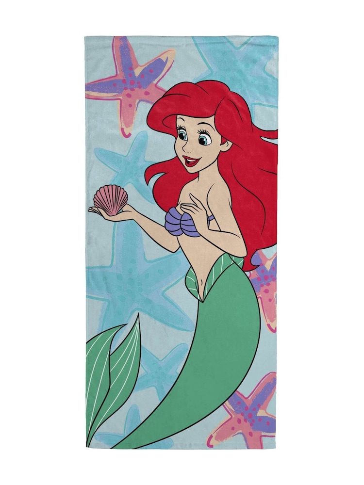 Jay Franco Blue Disney The Little Mermaid Ariel Cotton Beach Towel - Image 6 of 6