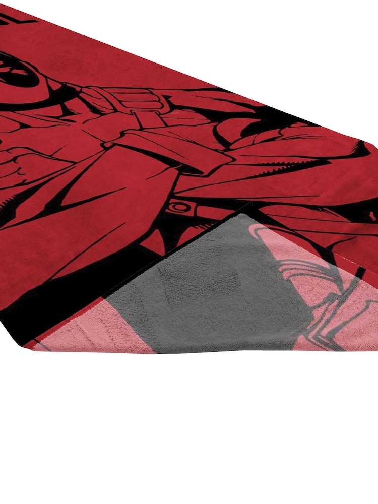 Jay Franco Black Marvel Deadpool Father Cotton Beach Towel - Image 5 of 5