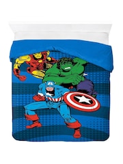 Jay Franco Blue Marvel Comics Avengers 100% Cotton Double Duvet Co Set - Image 3 of 6