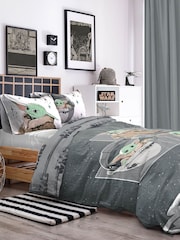 Jay Franco Pink Star Wars Mandalorian Curious Child 100%Cotton Child Bedding Set - Image 1 of 5
