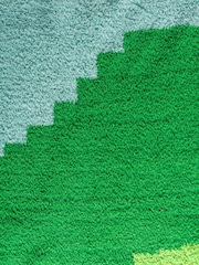 Jay Franco Blue Minecraft Creeper Fluffy Throw Blanket - Image 6 of 6