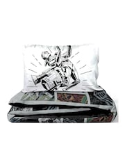 Jay Franco Black Star Wars Comic 100% Cotton Single Duvet Cover Set - Image 6 of 6