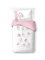 Jay Franco White Disney Aristocats Marie 100 Cotton Single Duvet Set - Image 2 of 6