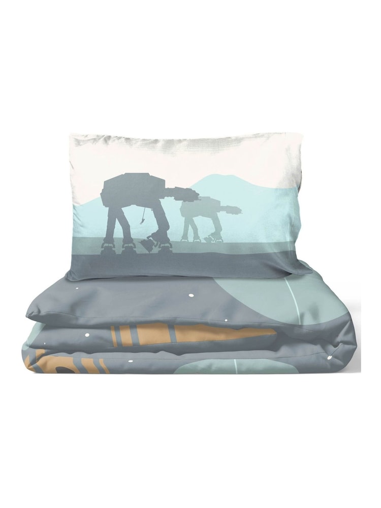 Jay Franco Black Star Wars Millennium Falcon Death Star 100% Cotton Duvet Cover and Pillowcase Set - Image 5 of 5