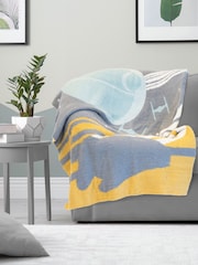 Jay Franco Grey Star Wars Millennium Falcon Fluffy Throw Blanket - Image 1 of 6