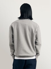Norse Projects Grey Standard Norse Half Zip Sweatshirt - Image 2 of 7