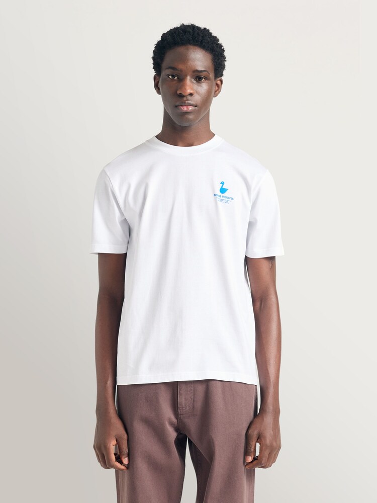 Norse Projects White Johannes The Lakes Print T-Shirt - Image 1 of 7