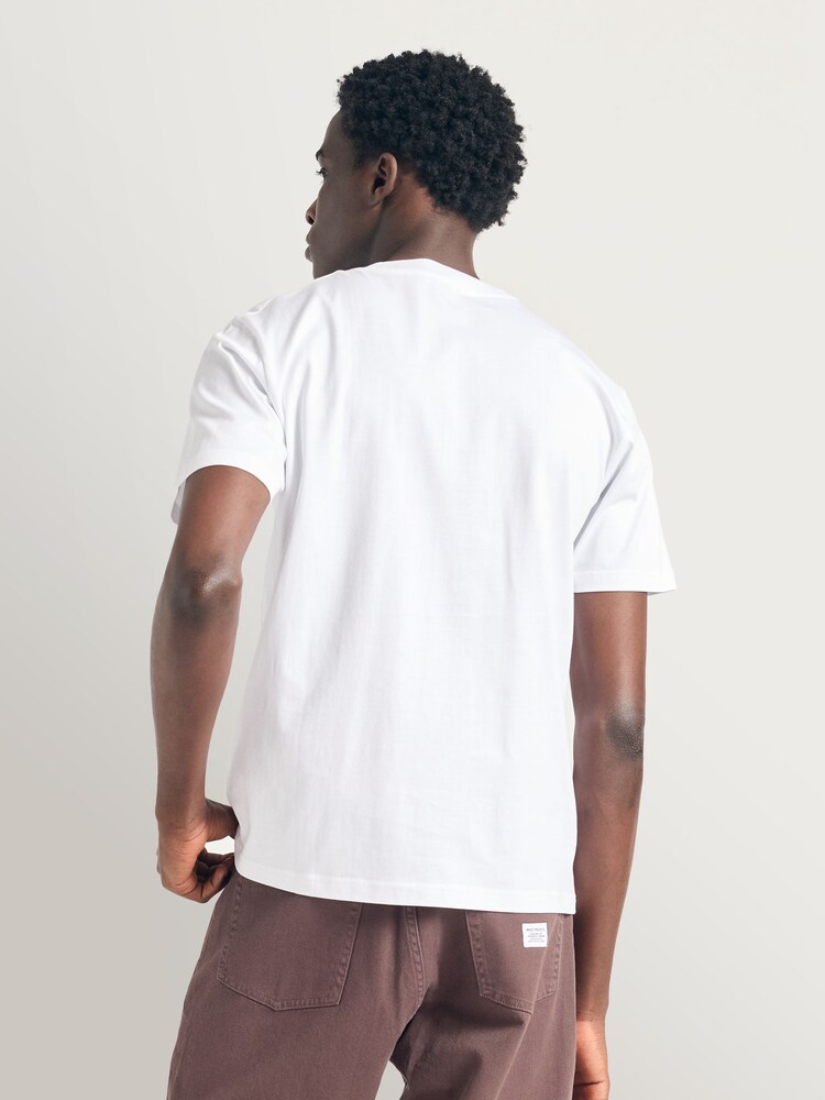 Norse Projects White Johannes The Lakes Print T-Shirt - Image 2 of 7