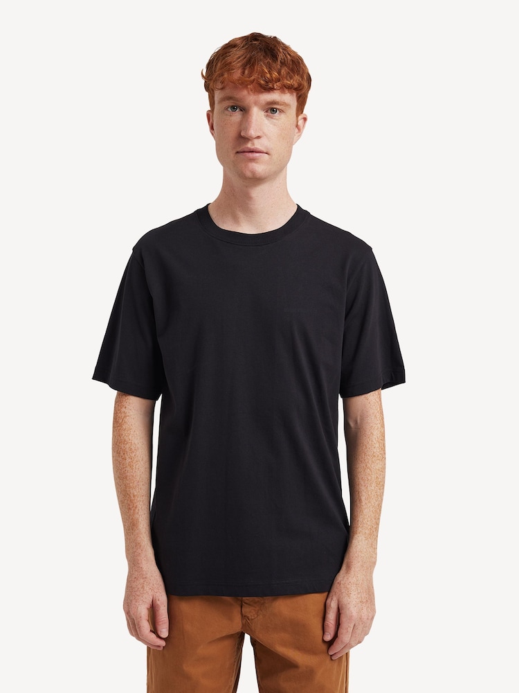 Norse Projects Black Johannes Norse Logo Print T-Shirt - Image 1 of 4