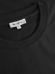 Norse Projects Black Johannes Norse Logo Print T-Shirt - Image 4 of 4