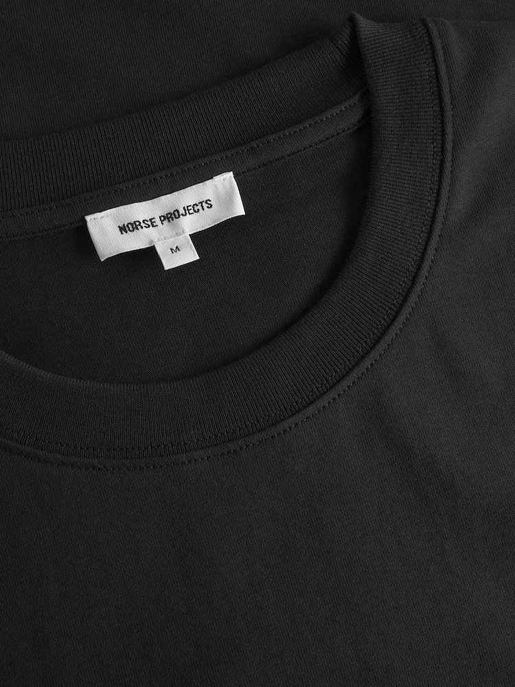 Norse Projects Black Johannes Norse Logo Print T-Shirt - Image 4 of 4 Norse Projects Black Johannes Norse Logo Print T-Shirt - Image 4 of 4