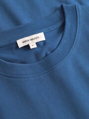 Norse Projects Blue Johannes Logo Print T-Shirt - Image 3 of 5