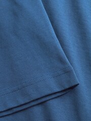 Norse Projects Blue Johannes Logo Print T-Shirt - Image 5 of 5