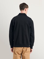 Norse Projects Black Standard Norse Half Zip Sweatshirt - Image 2 of 7