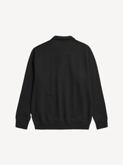 Norse Projects Black Standard Norse Half Zip Sweatshirt - Image 4 of 7