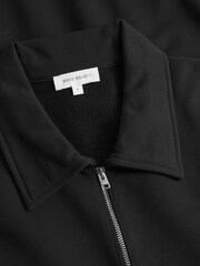 Norse Projects Black Standard Norse Half Zip Sweatshirt - Image 5 of 7