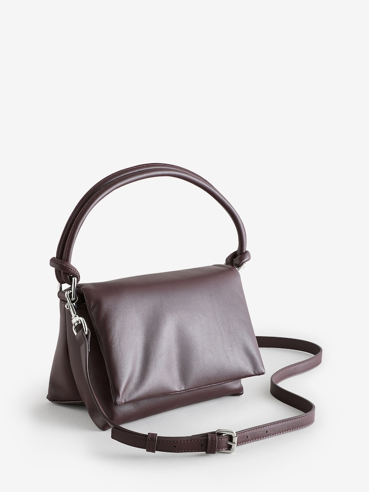 Jigsaw Red Soft Padded Cross-Body Bag - Image 1 of 4