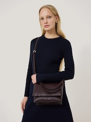 Jigsaw Red Soft Padded Cross-Body Bag - Image 4 of 4