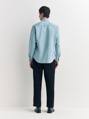 Oliver Spencer Blue Treviscoe Overshirt Indigo Light Denim - Image 3 of 6