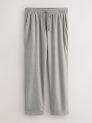 Neutral Herringbone Motionflex Cosy Open Hem Pyjama Bottoms - Image 1 of 4