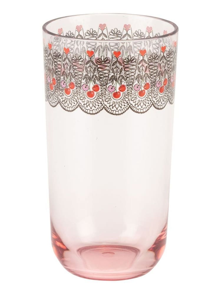 Cath Kidston Pink Cherry Picnic Hiball Glass - Image 3 of 3