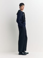 Oliver Spencer Blue Oliver Spencer Grey Carndale Ribbed Extrafine Wool Cardigan - Image 4 of 6