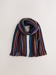 Multi Stripe Knitted Scarf - Image 1 of 3