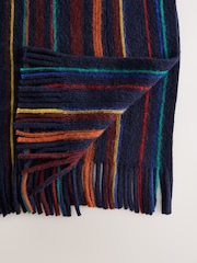 Multi Stripe Knitted Scarf - Image 2 of 3