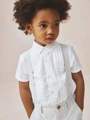 Grey Shirt, Shorts & Braces Set (3mths-9yrs) - Image 2 of 6