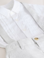 Grey Shirt, Shorts & Braces Set (3mths-9yrs) - Image 6 of 6