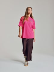 Rosa - Sequin Leopard Festive Christmas Short Sleeve T-Shirt - Imagen 3 de 8