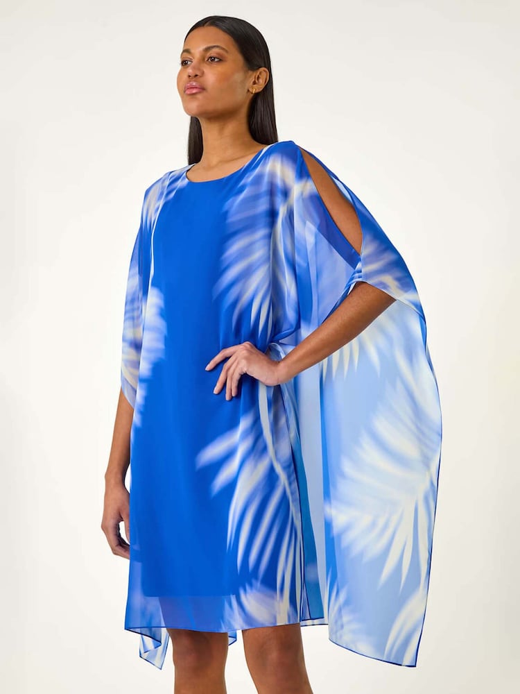 Roman Watercolour Fern Chiffon Dress - Imagen 2 de 5 Roman Watercolour Fern Chiffon Dress - Imagen 2 de 5