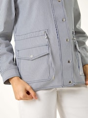 Roman Blue Stripe Safari Jacket - Image 5 of 5