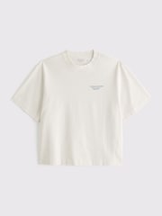 Blanco tiz - Abercrombie & Fitch Back Print Short Sleeve T-Shirt - Imagen 5 de 6